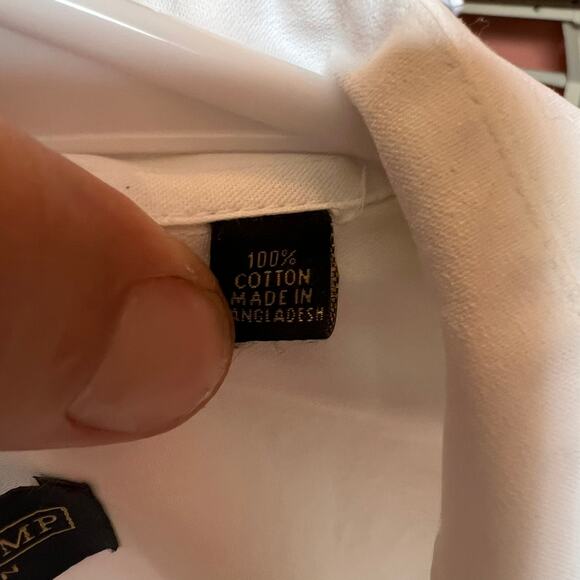 Donald J Trump Signature Coll. Men’s White Regular Fit Dress Shirt - 16.5x32/33 - Picture 7 of 7